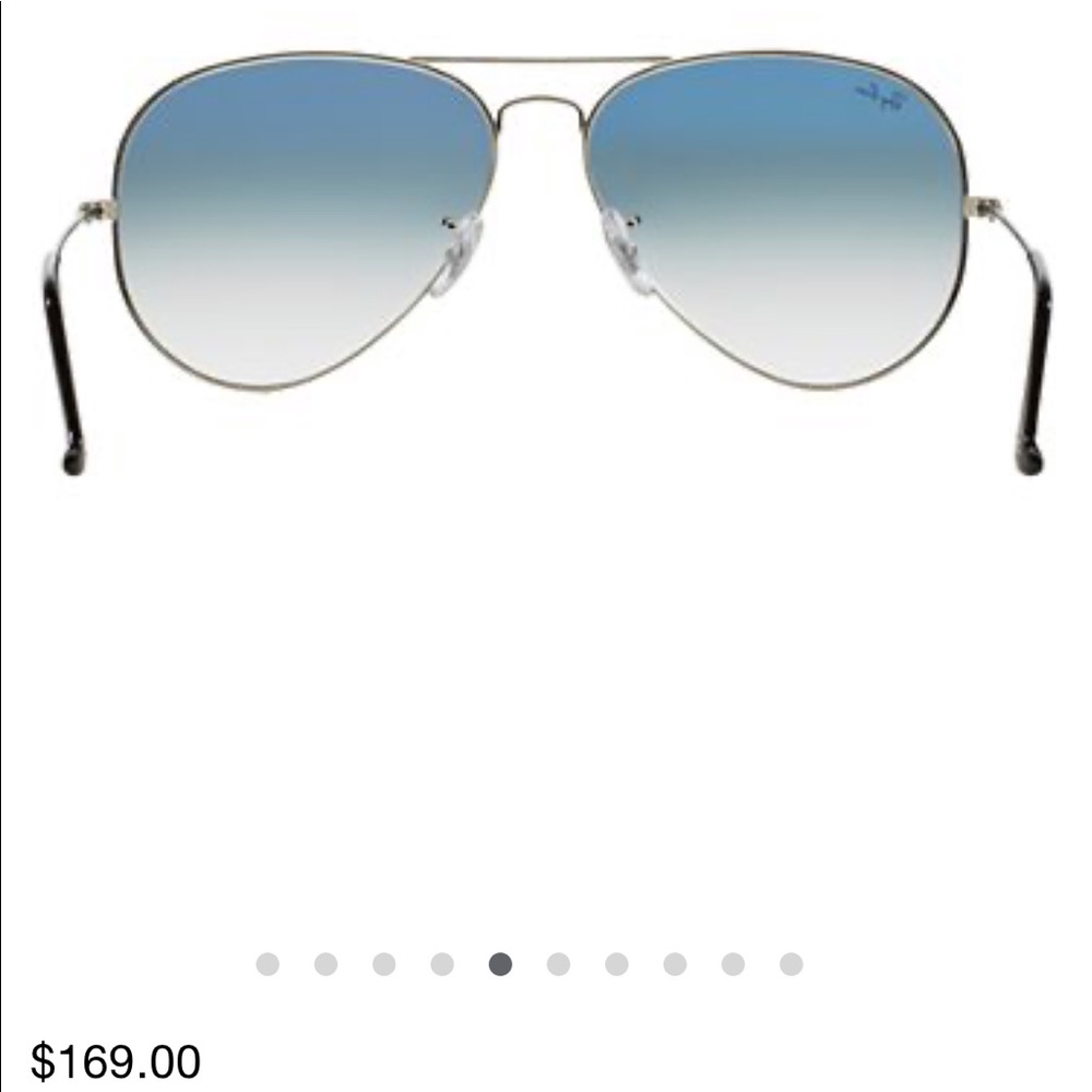 Ray Ban silver/blue Aviators